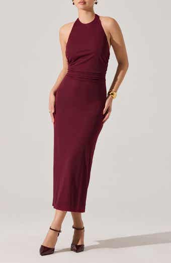 Zaira Halter Midi Dress