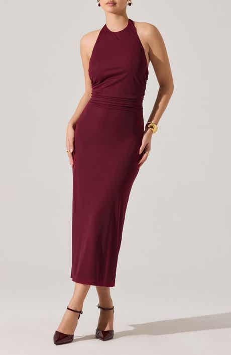 Zaira Halter Midi Dress