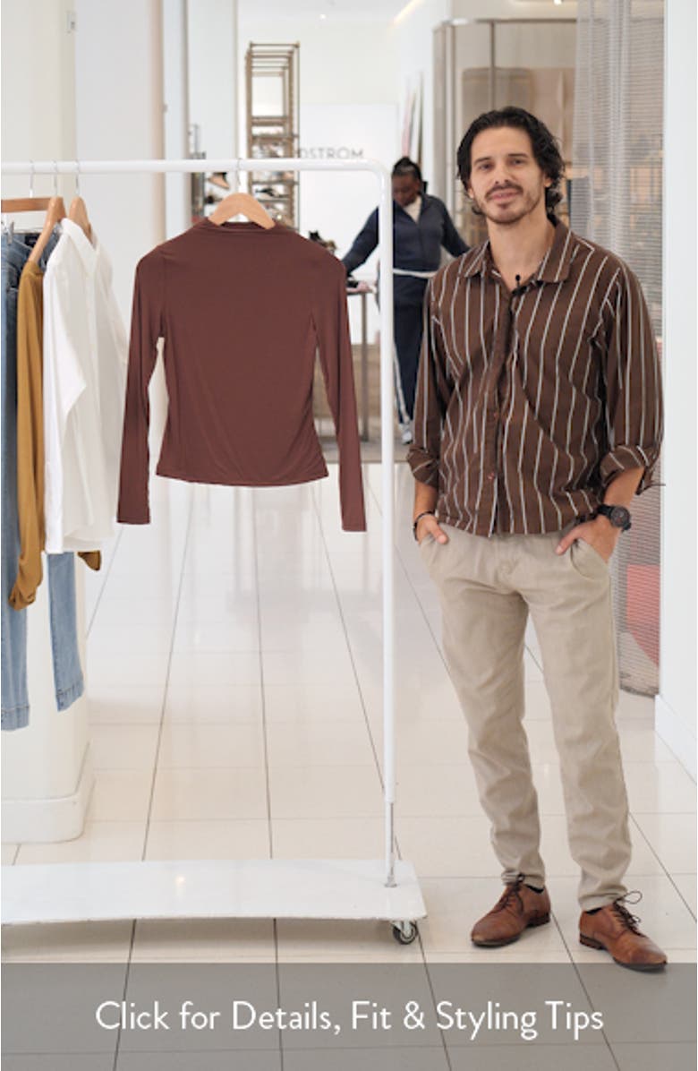 Mock Neck Top, sales video thumbnail