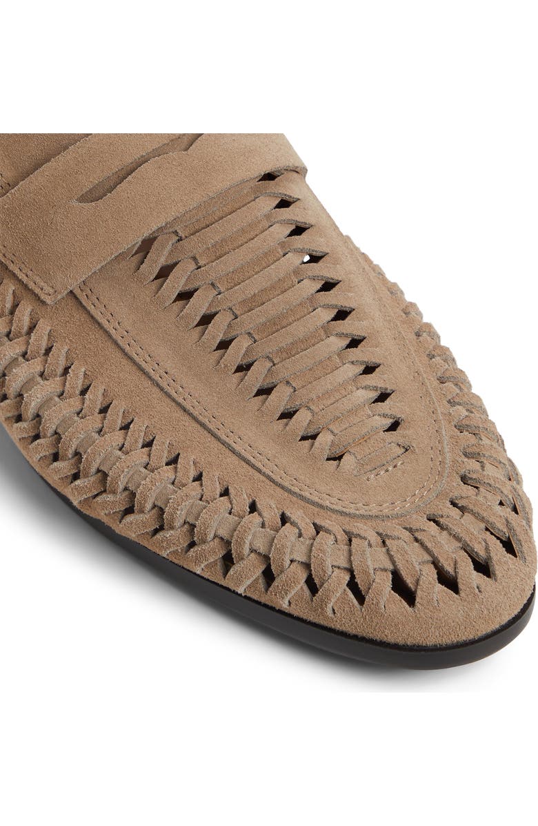 ALDO Danilo Woven Penny Loafer, Alternate, color, Taupe