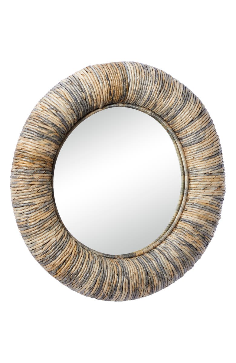 WILLOW ROW Teak Wood Wall Mirror, Alternate, color, 