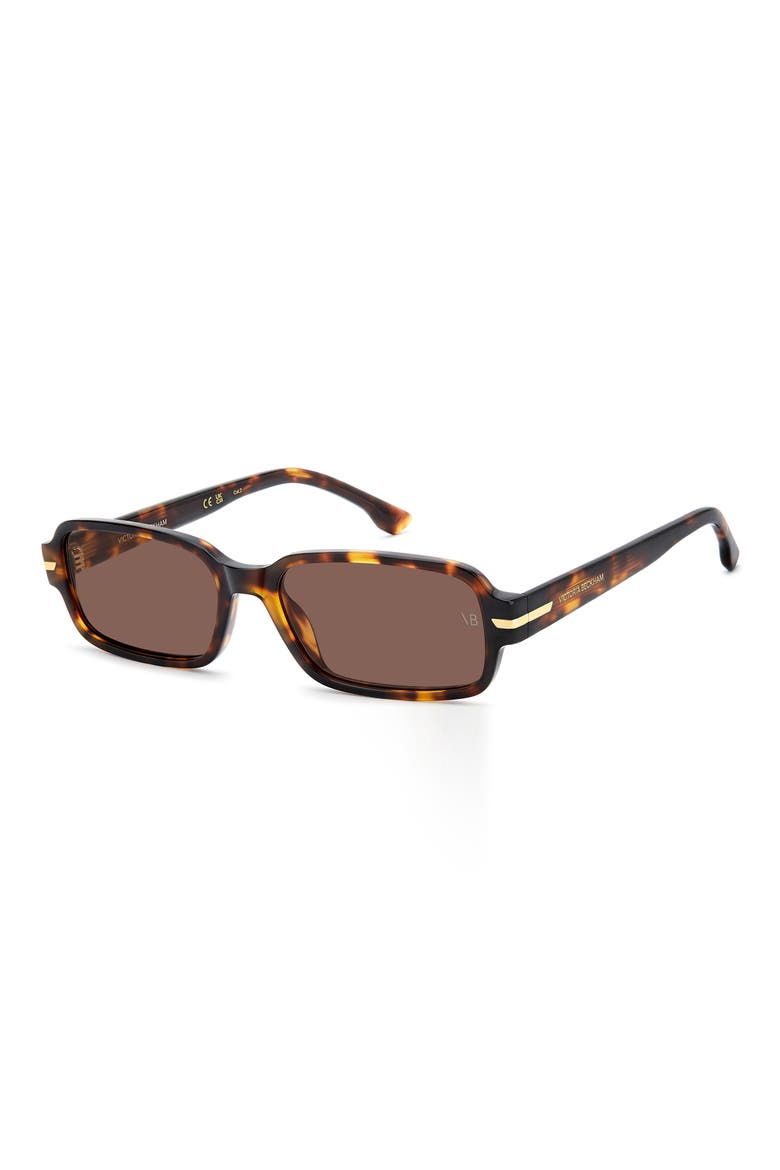 1012 Rectangular Sunglasses, Alternate, color, BROWN HAVANA/ BROWN