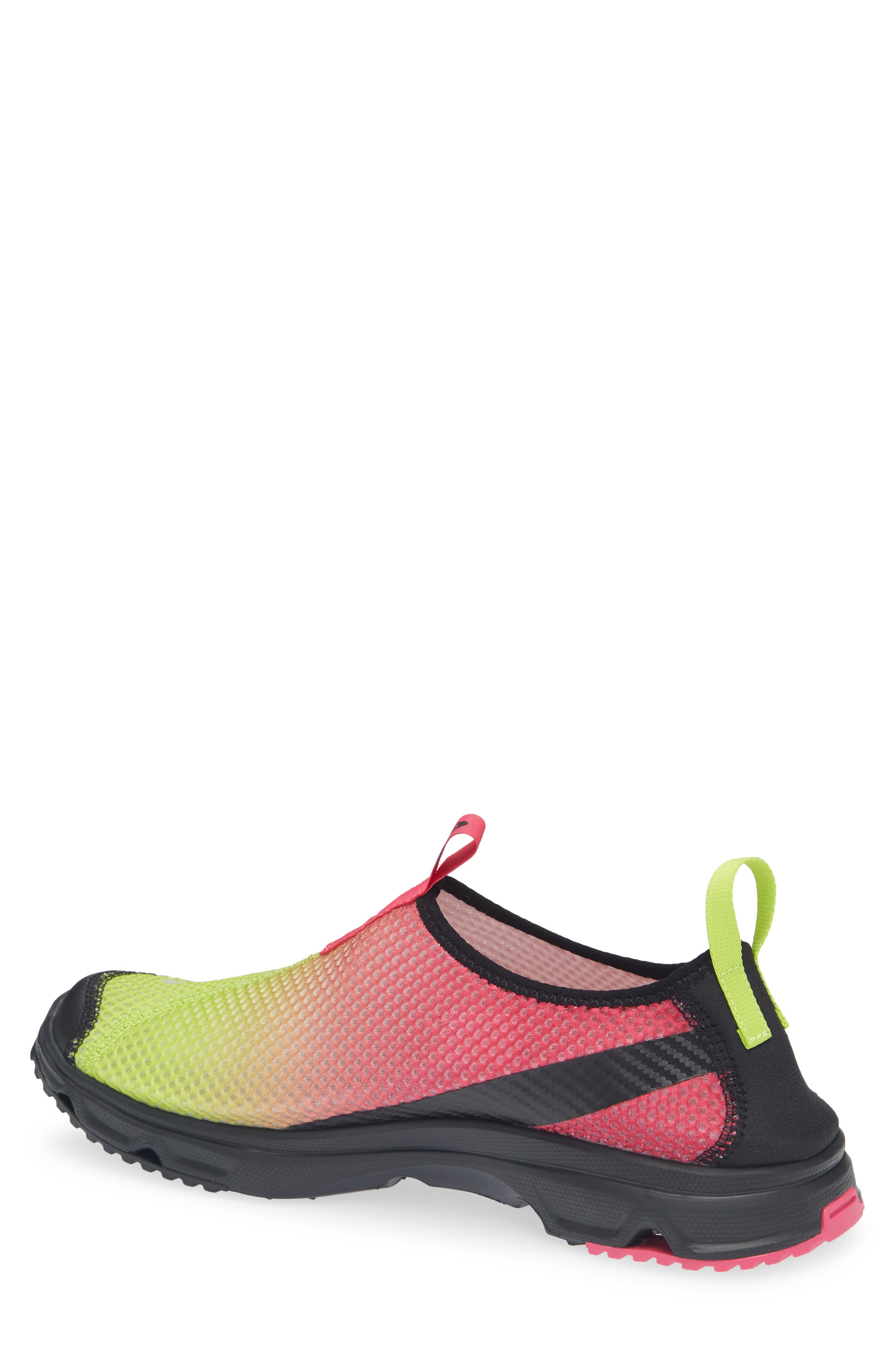 Salomon Gender Inclusive RX Moc 3.0 Slip-On Sneaker, Alternate, color, Pink Yarrow/ Acid Lime