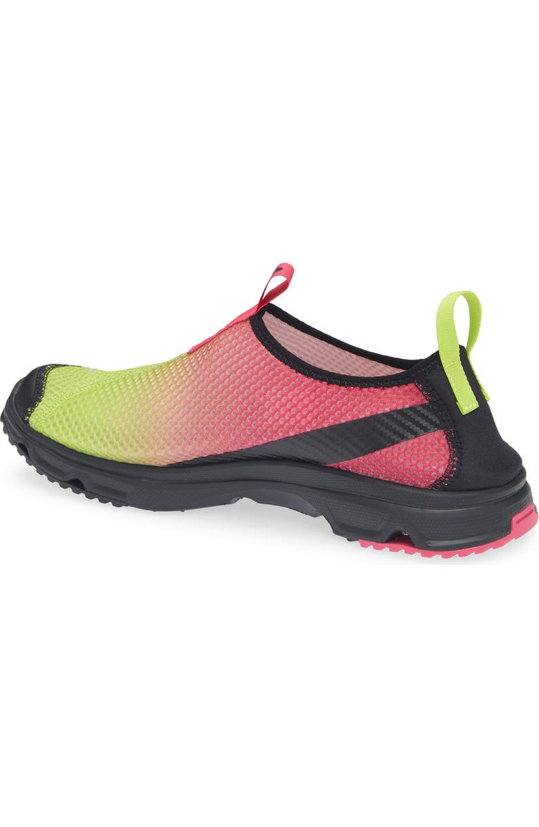 Salomon Gender Inclusive RX Moc 3.0 Slip-On Sneaker, Alternate, color, Pink Yarrow/ Acid Lime