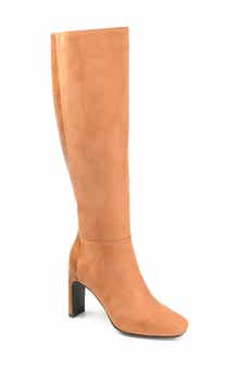 Journee Collection Elisabeth Croc Embossed Tall Boot