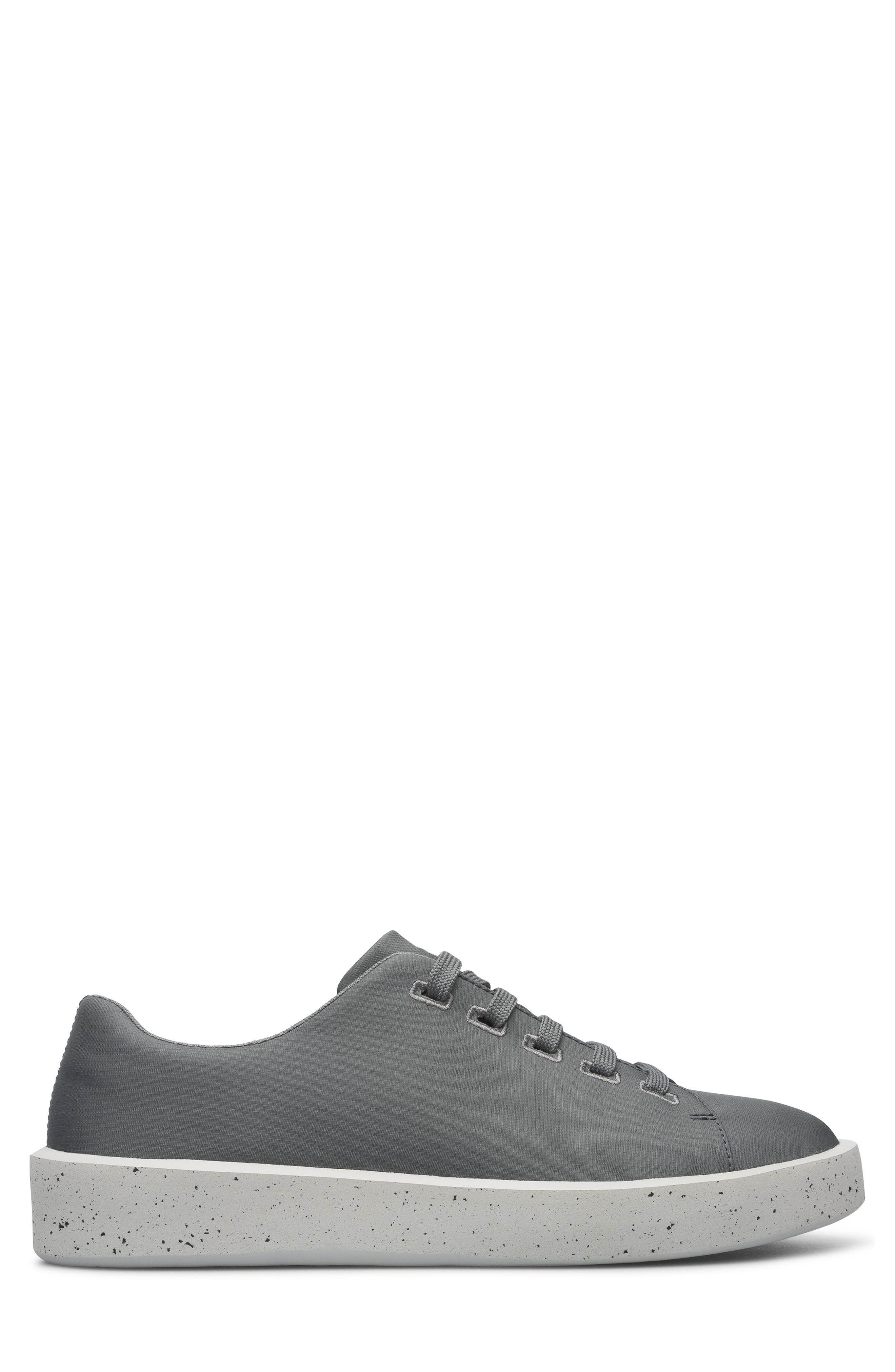 Courb Leather Sneaker, Alternate, color, MEDIUM GRAY