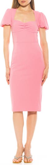 ALEXIA ADMOR ミカエラ スウィートハートネック シースドレス Alexia Admor Micaela Sweetheart Neck Sheath Dress