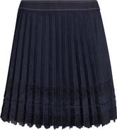 Cinq à Sept Guipure Lace Trim Laney Skirt