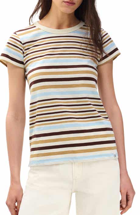 rag & bone The Slub Stripe T-Shirt
