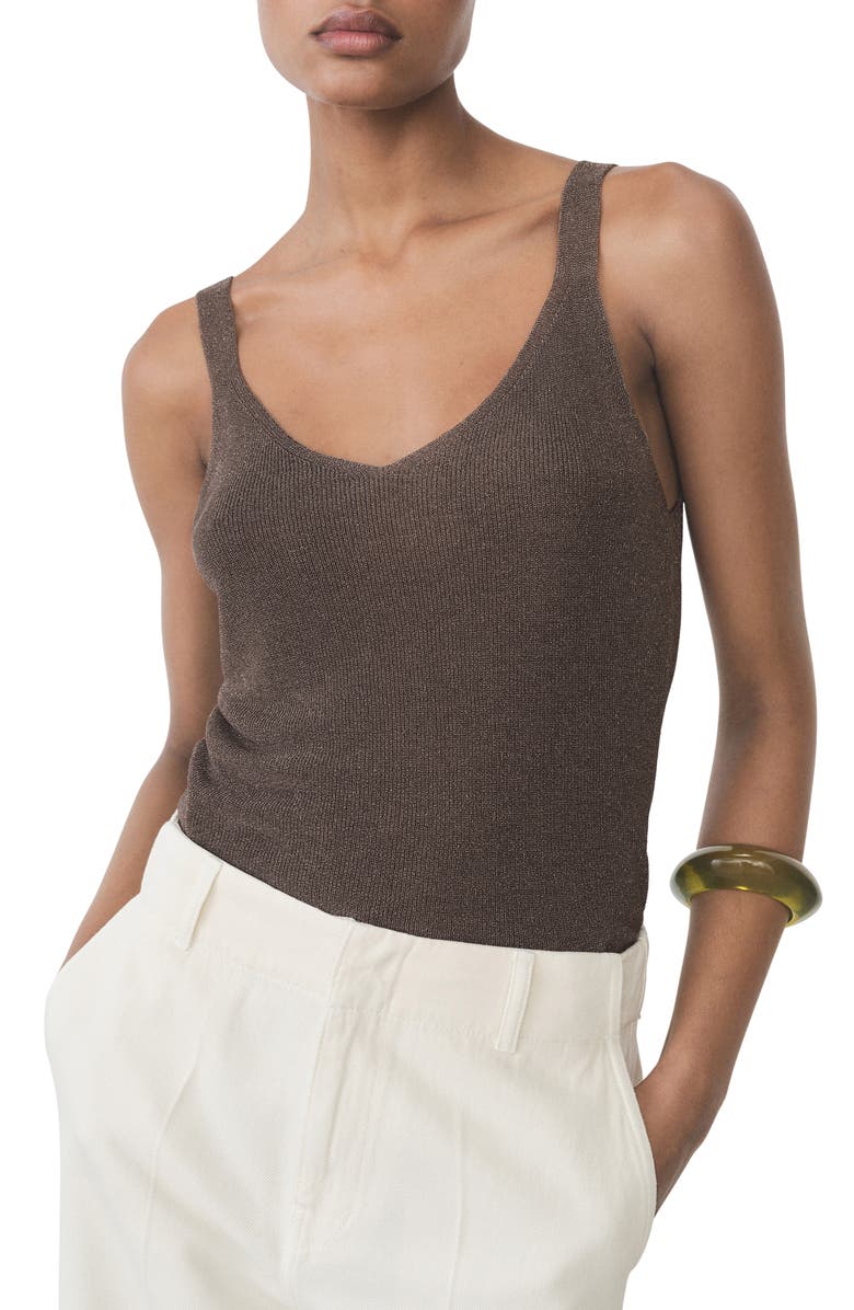 MANGO Sweater Tank, Main, color, 