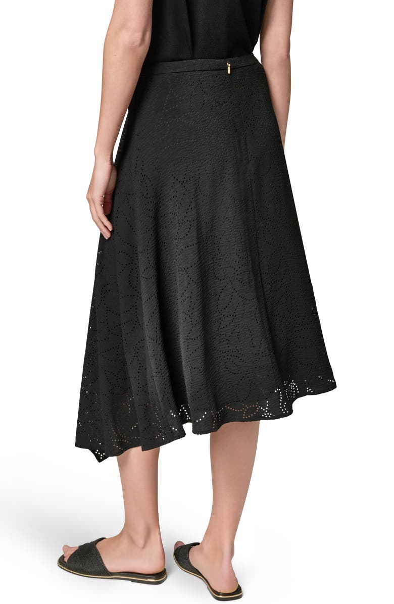 Donna Karan New York Lasercut Handkerchief Hem Skirt, Alternate, color,