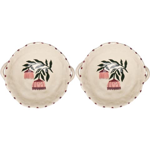 Footed Venus Bowl - Set of 2