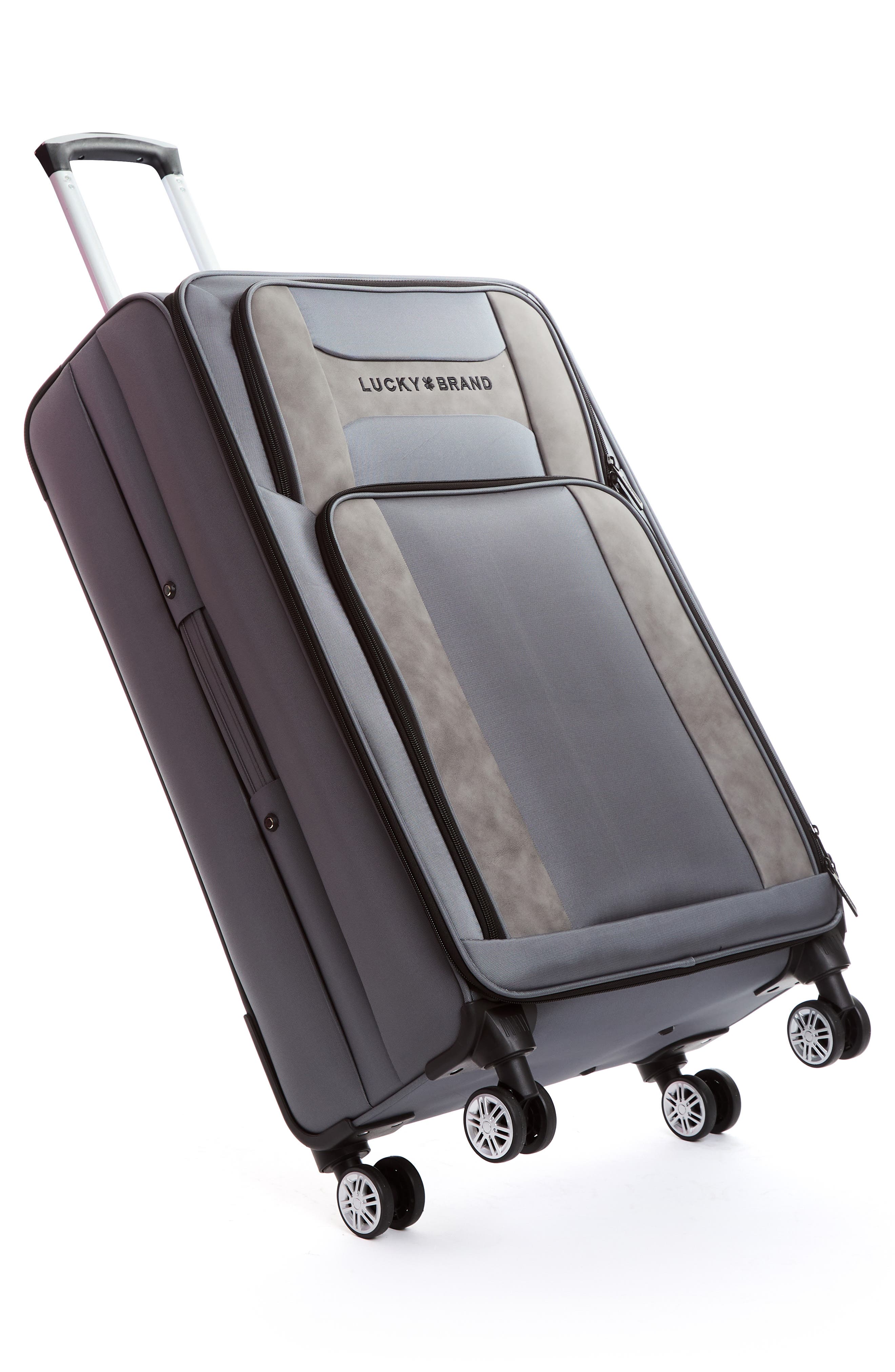 Lucky Brand Scout 28-Inch Hardside Spinner Packing Case, Alternate, color, 