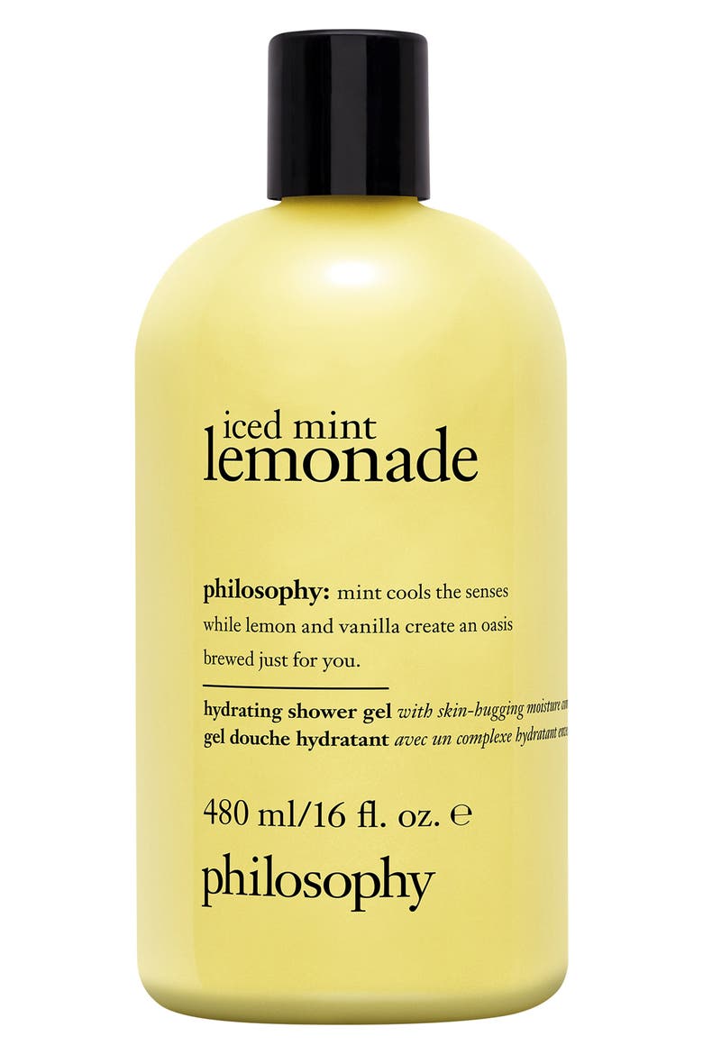 iced mint lemondae hydrating shower gel, Main, color, ICE MINT LEMONADE