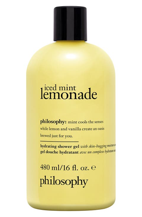 iced mint lemondae hydrating shower gel