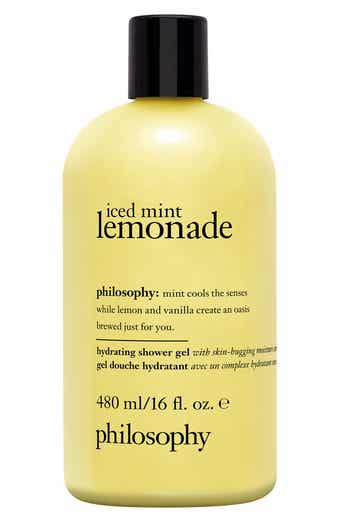 philosophy iced mint lemondae hydrating shower gel