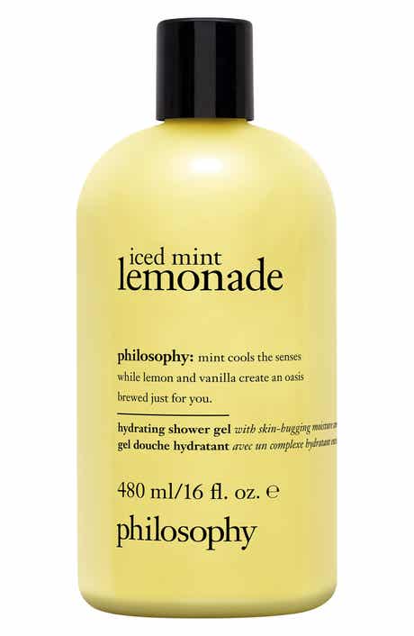 philosophy iced mint lemondae hydrating shower gel