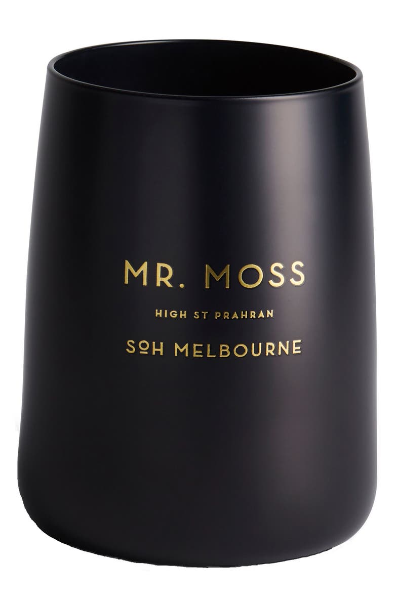 SOH Melbourne Black Matte Candle, Main, color,