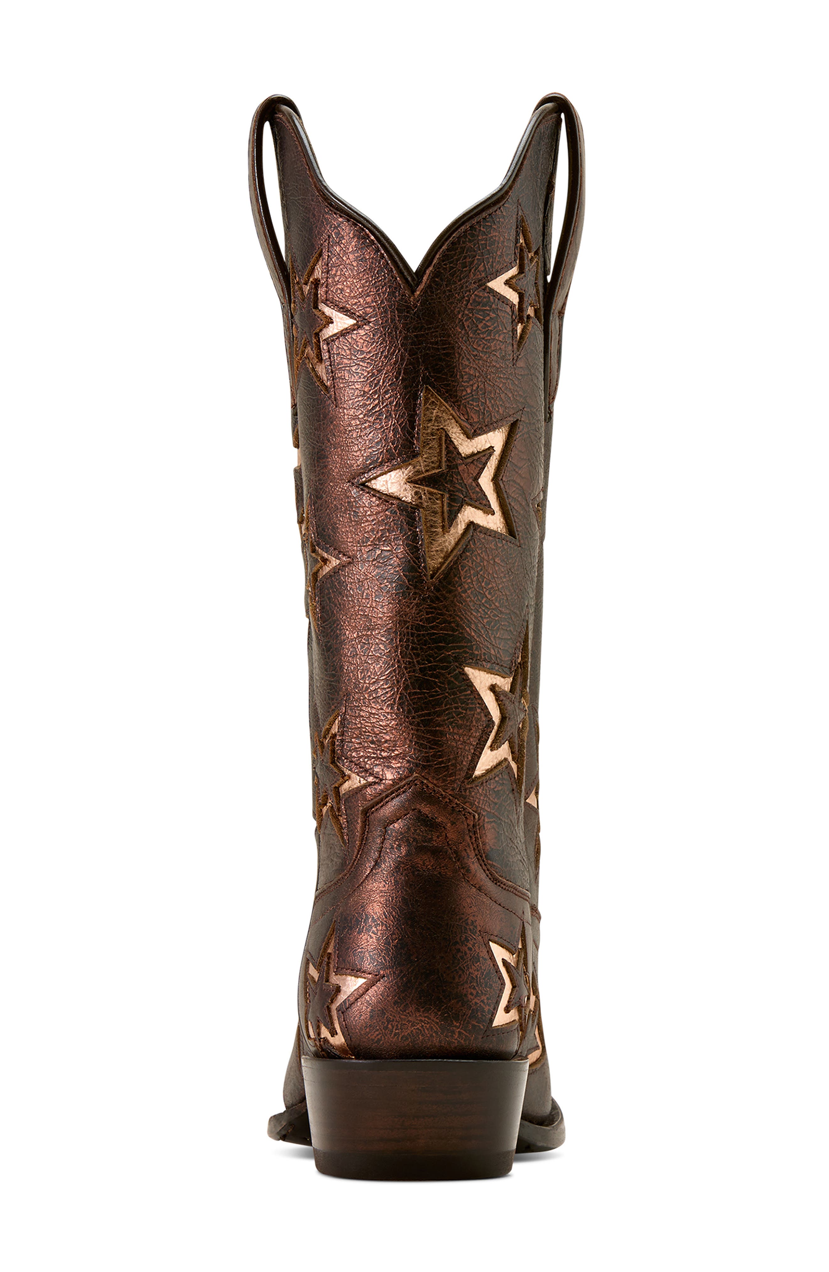Ariat Hazen Star Snip Toe Western Boot, Alternate, color, Bronze Dream