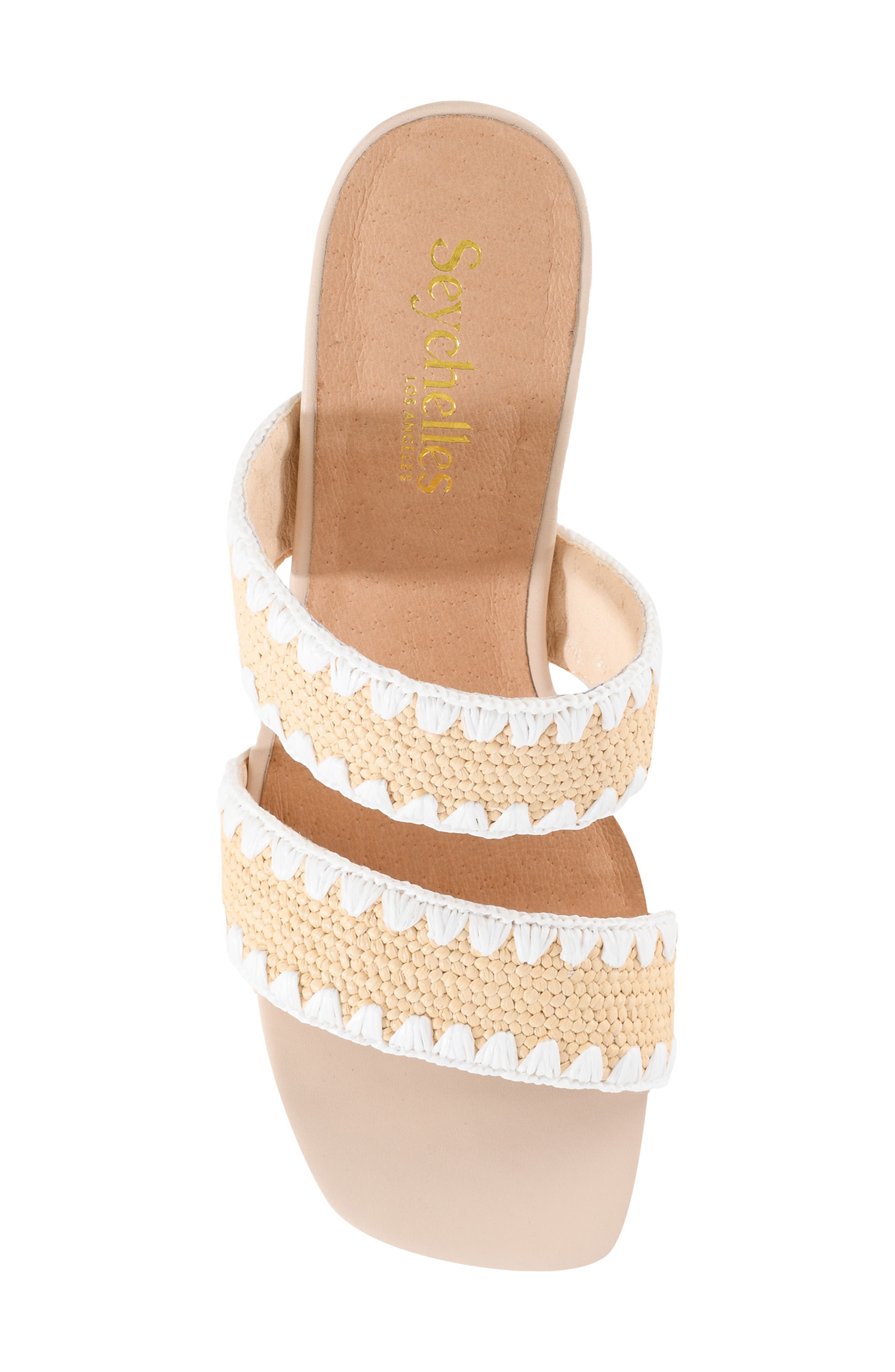 Maui Two-Strap Sandal, Alternate, color, WHITE