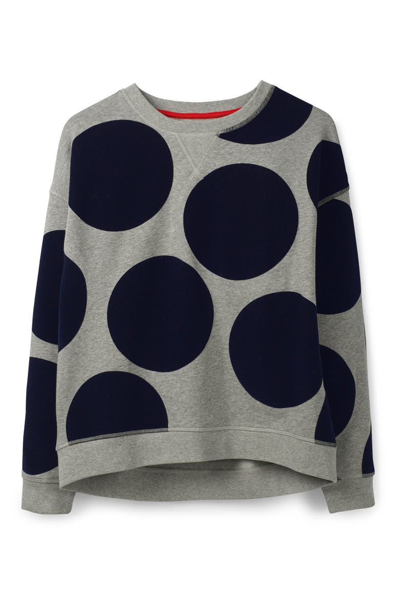 Arabella Sweatshirt, Alternate, color, LARGE FLOCK SPOT