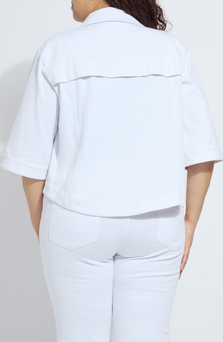 Lysse Remi Denim Jacket, Alternate, color, White