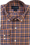 Scott Barber Check Prep Cotton Twill Button-Down Shirt