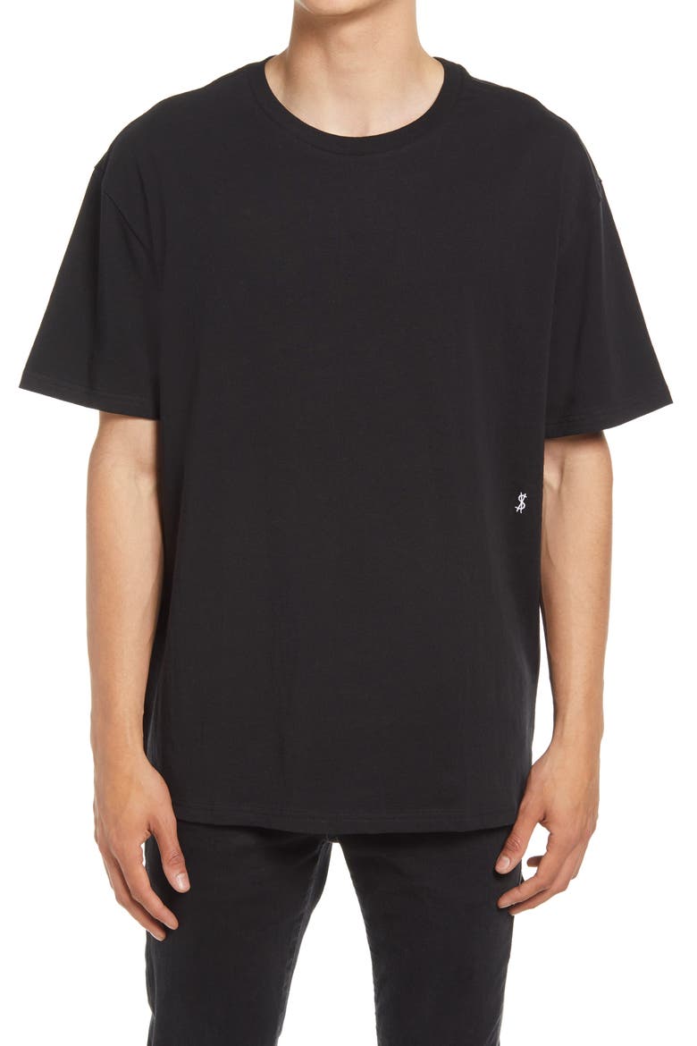 Kross Biggie Graphic Tee, Main, color, BLACK
