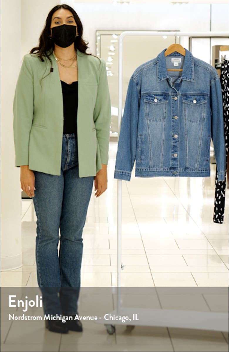 Cristina Martinez Gender Inclusive Oversize Denim Jacket, sales video thumbnail