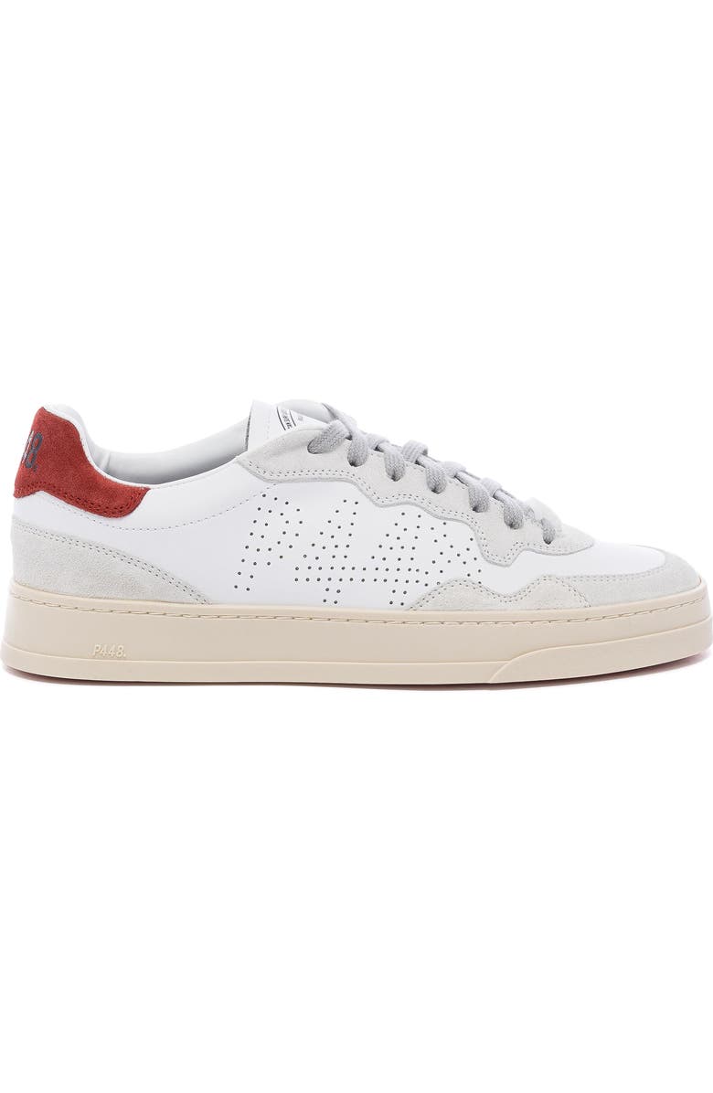 P448 Bali Lace-Up Sneaker, Alternate, color, White/ Red