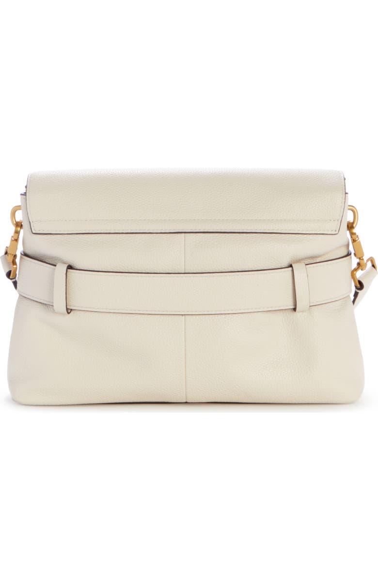 rag & bone Lexington Flap Leather Crossbody Bag, Alternate, color, Br