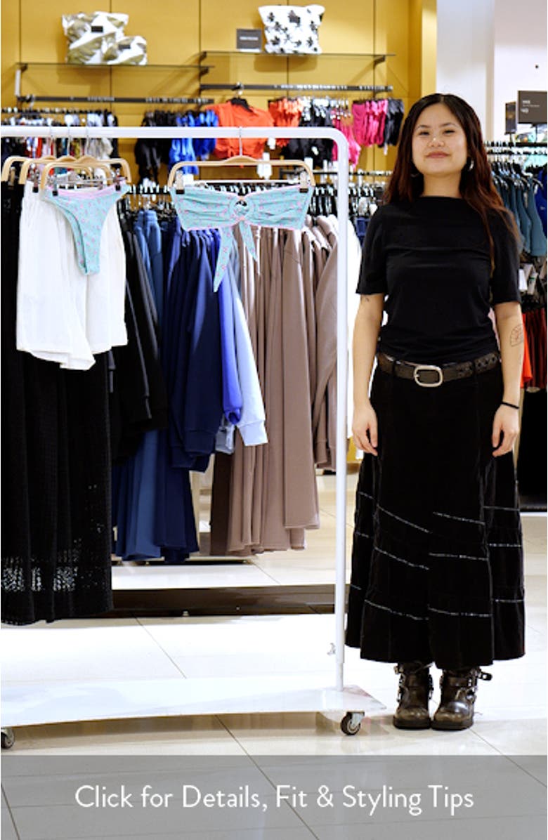 Decorative Strapless Bandeau Bikini Top, sales video thumbnail