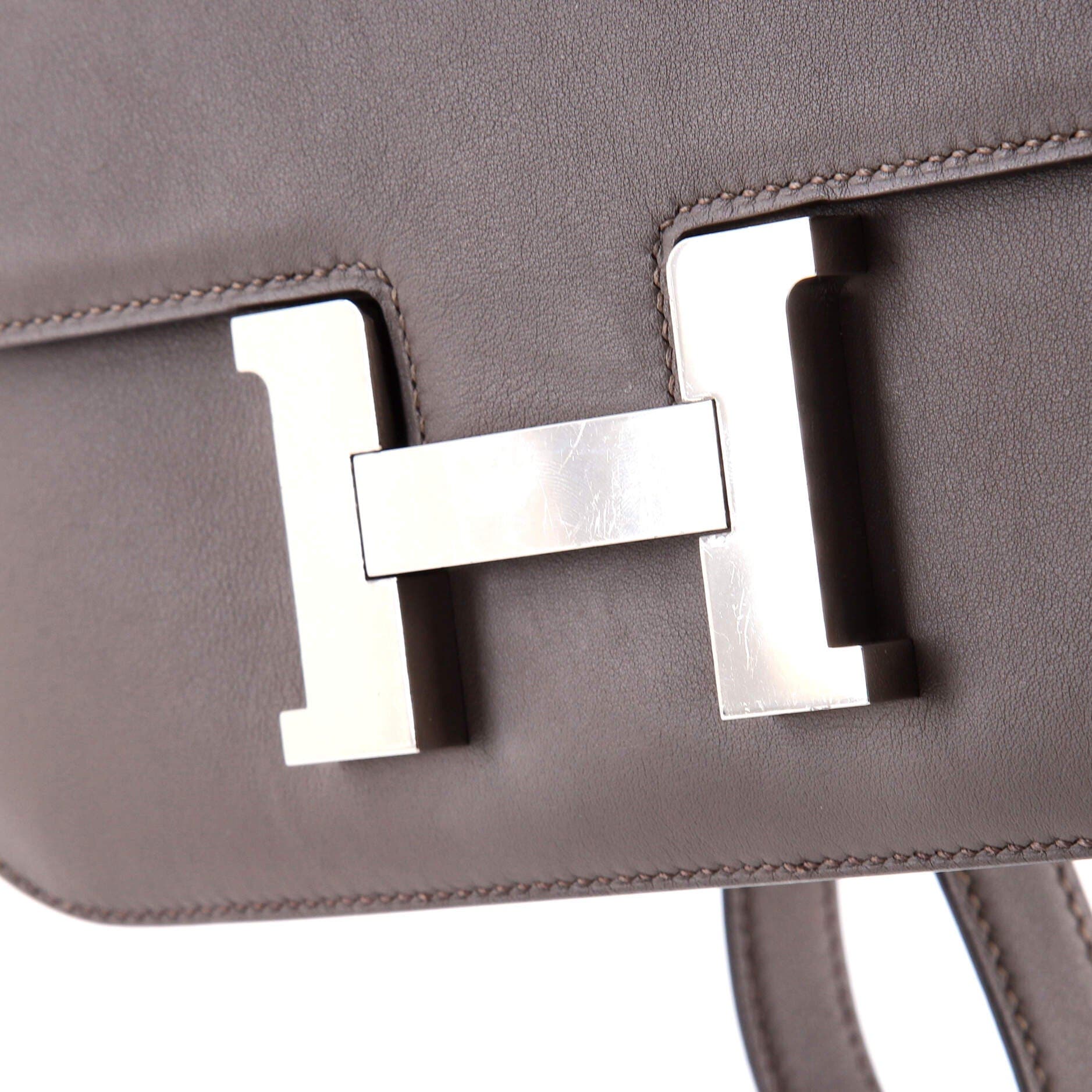 Pre-Owned Hermes Constance Bag Swift 24, Alternate, color, Etain