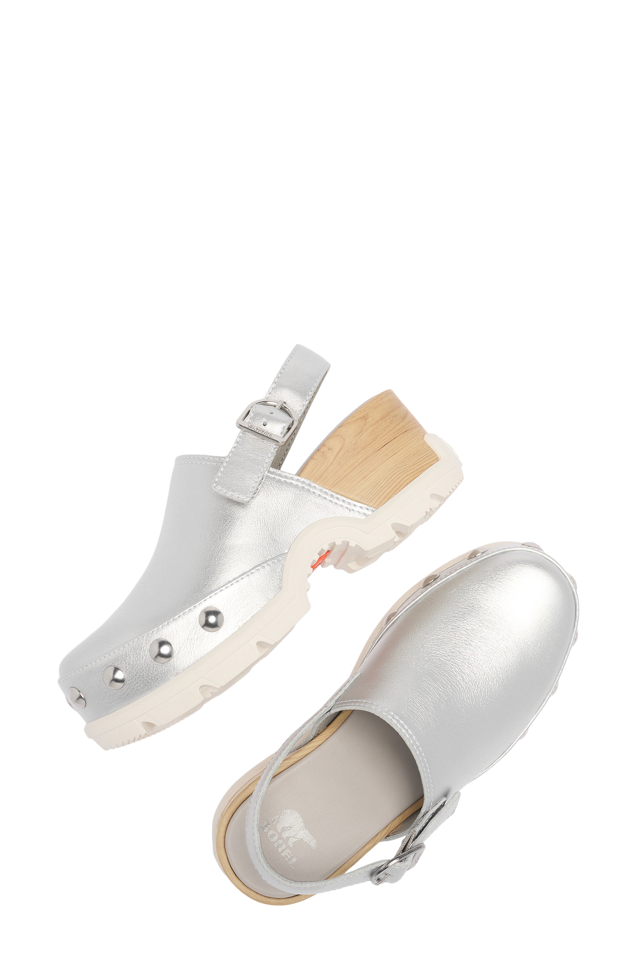 ROAM'N RVT Clog, Alternate, color, PURE SILVER/ SEA SALT