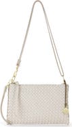 The Sak Vita Hand Woven Leather Crossbody Wristlet
