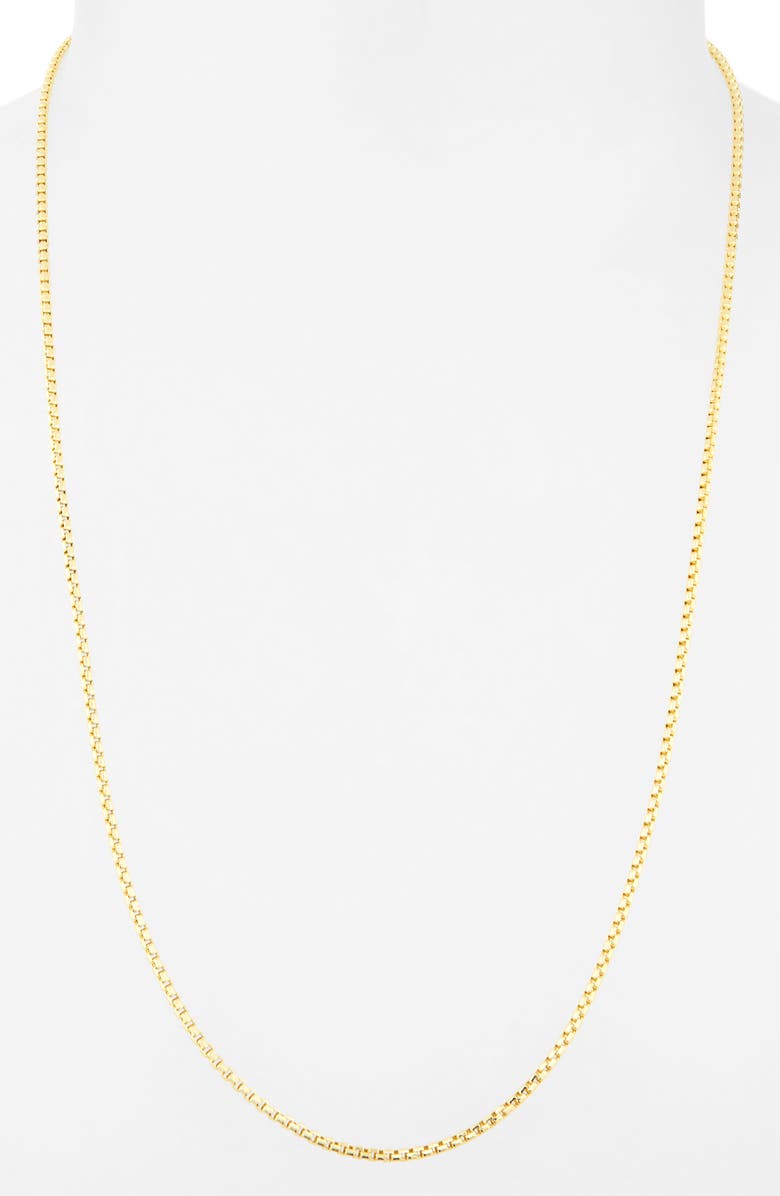 Bony Levy Men's 14K Gold Nugget Chain Necklace, Alternate, color, 