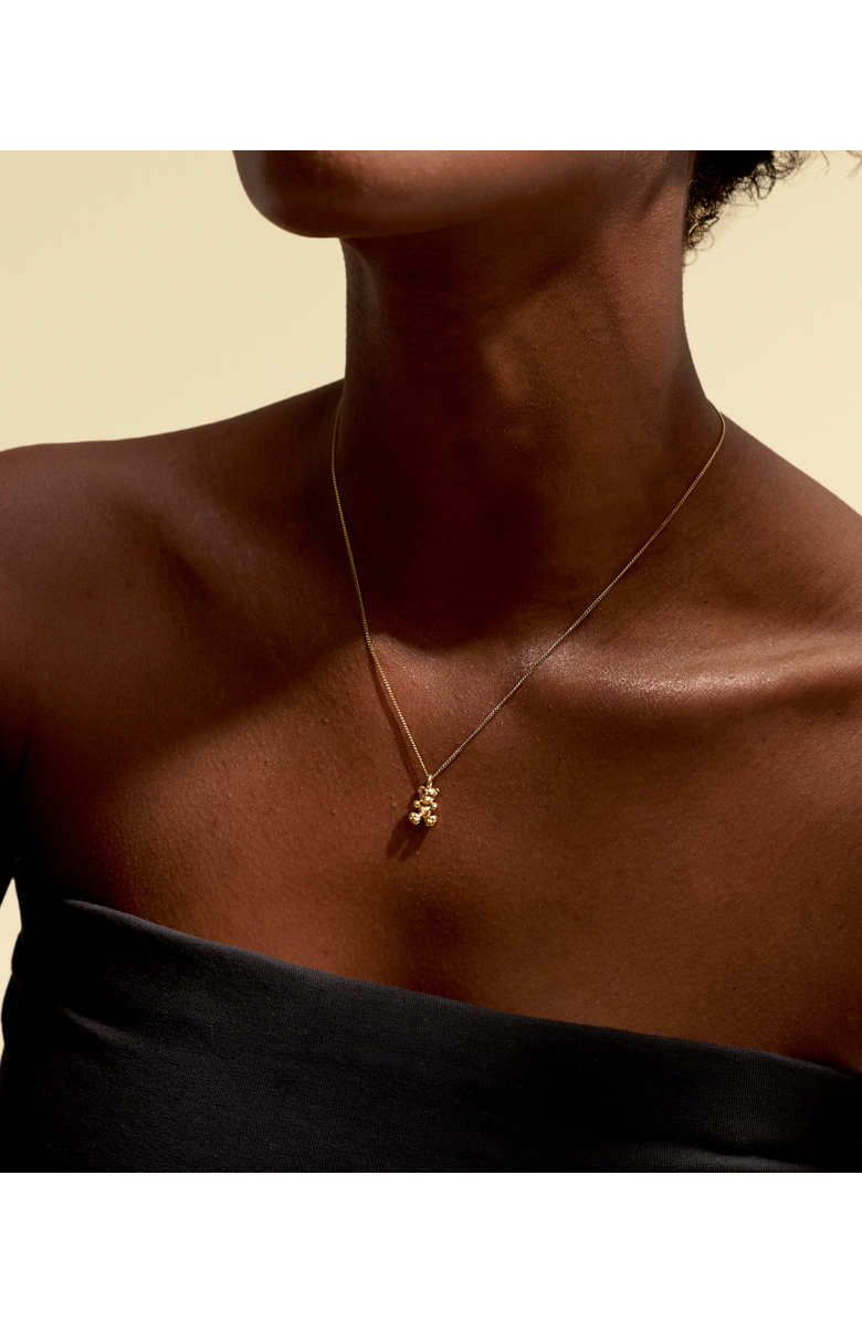 Hey Harper Bear With Me Necklace, Alternate, color, Gold