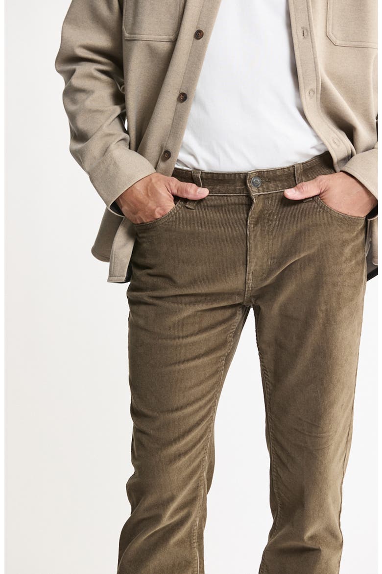 Stretch Corduroy 5-Pocket Pants, Alternate, color, OLIVE