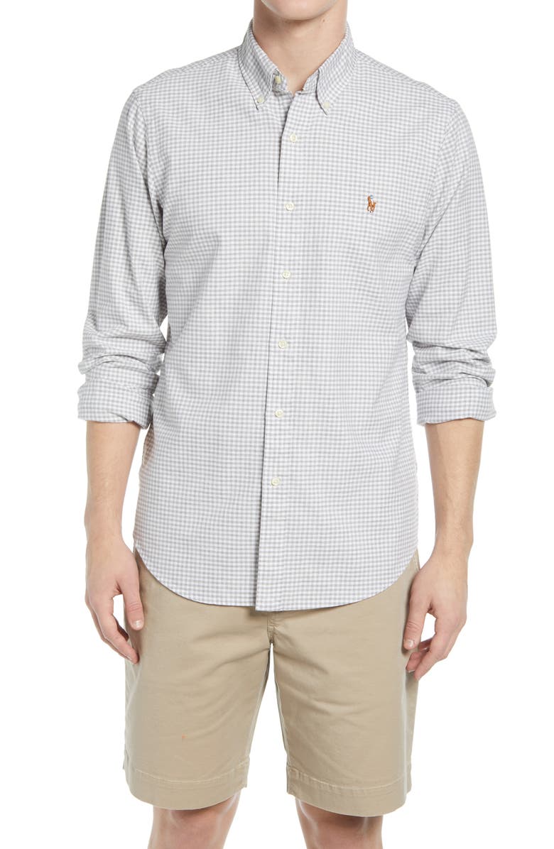 Polo Ralph Lauren Classic Oxford Button-Down Shirt, Main, color, 
