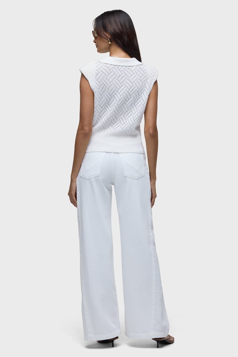 Knitted Sleeveless Collared Top, Alternate, color, STARCH