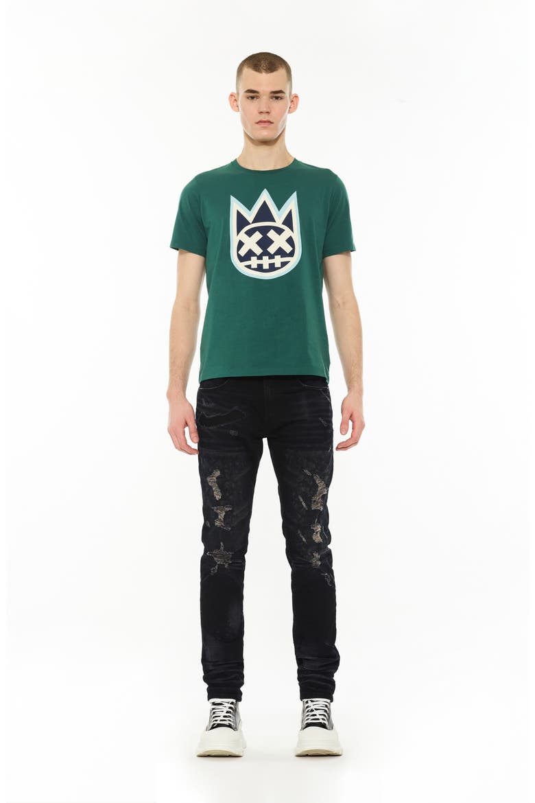 Rocker Slim Fit Straight Leg Jeans, Alternate, color, SAPPHIRE