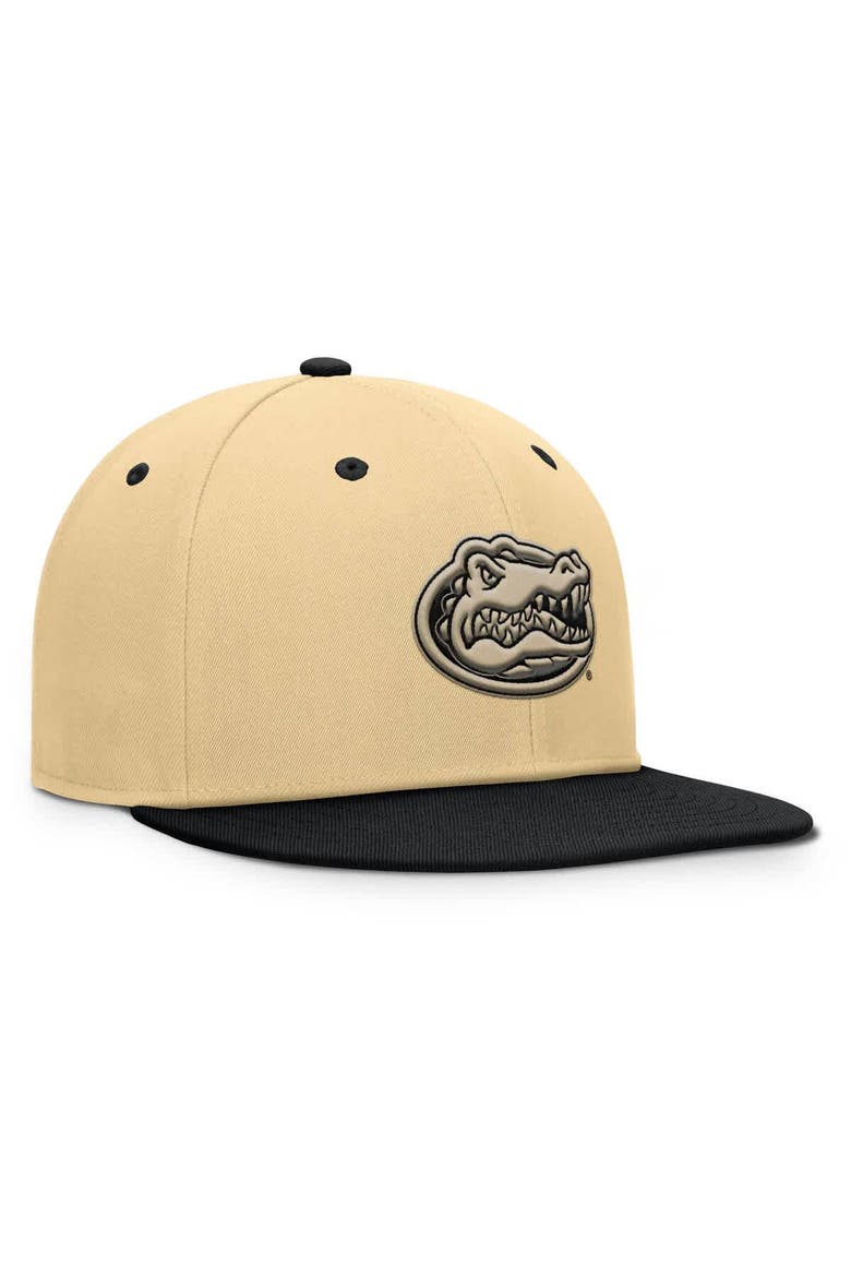 Men's Fanatics Gold/Black Florida Gators Balance Fitted Hat, Alternate, color, Khaki