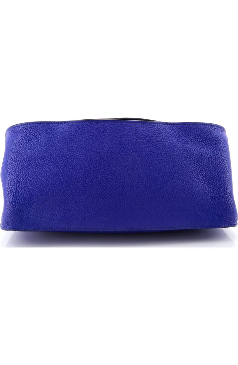 Pre-Owned Hermes Jypsiere Bag Clemence 34, Alternate, color, Bleu Electrique