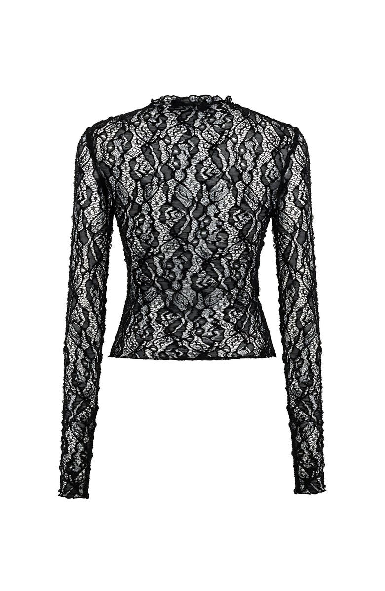 Nocturne Sheer Tulle Top, Alternate, color, 