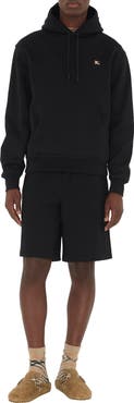 Burberry Cross Stitch Knight  Cotton Hoodie