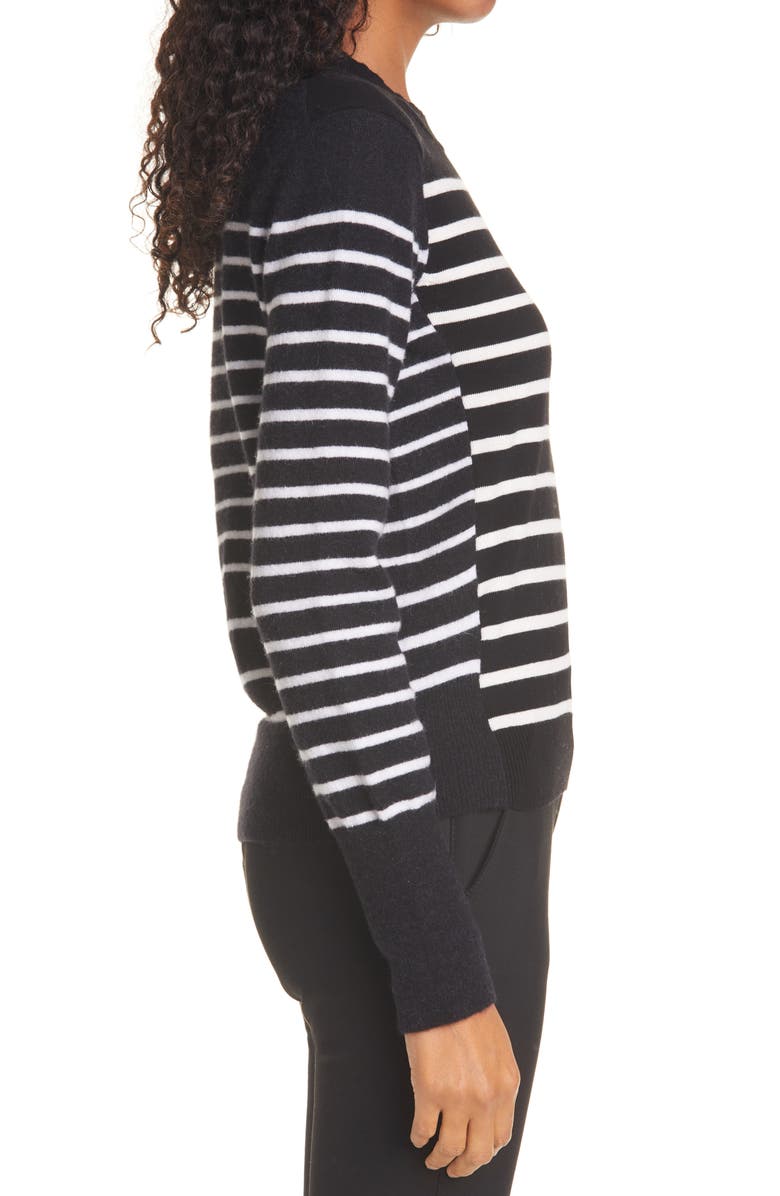 La Ligne Stripe Crewneck Sweater, Alternate, color, 