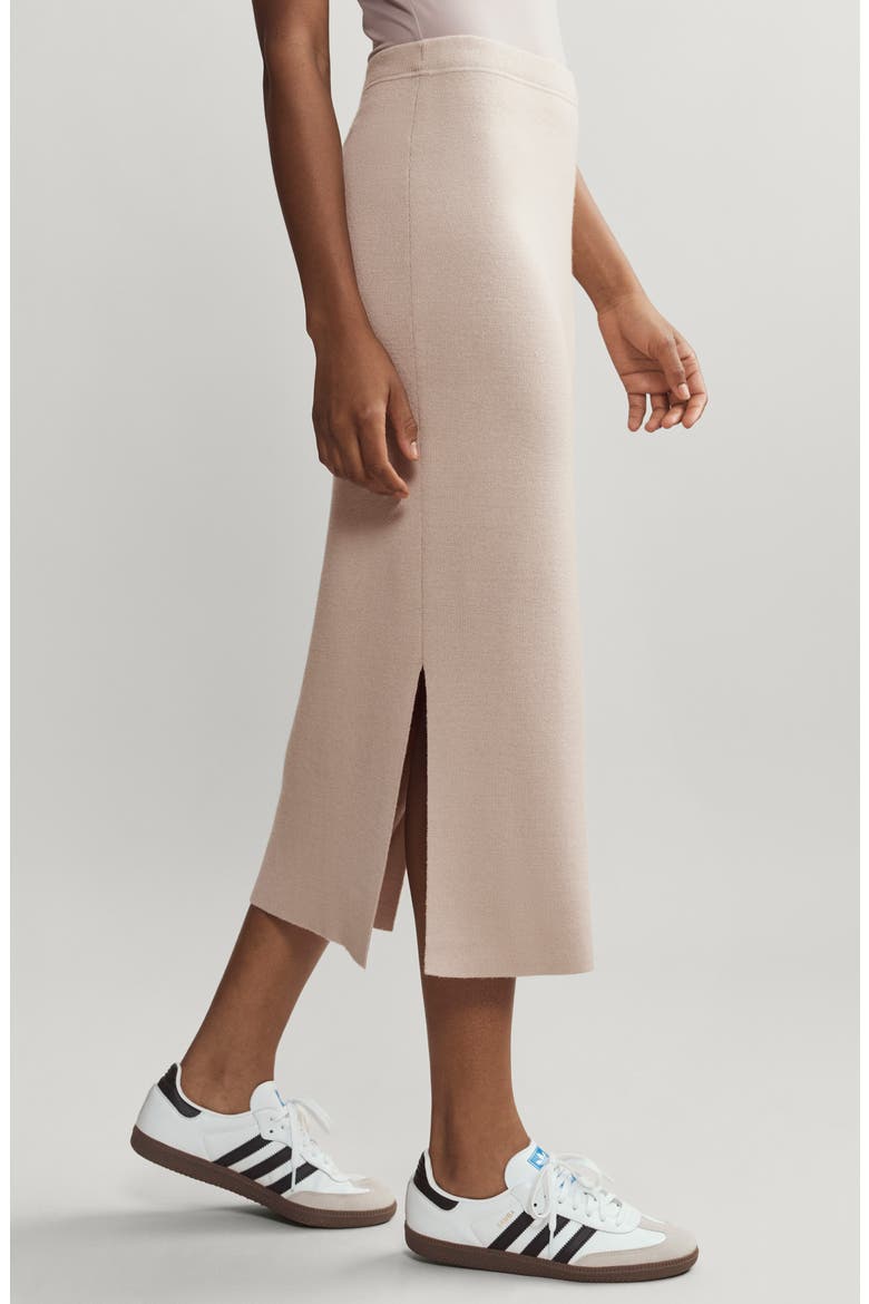Porto Midi Sweater Skirt, Alternate, color, ROSE VAPOR