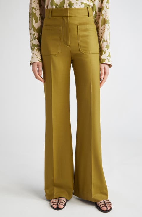 Women's Victoria Beckham Wide-Leg Pants | Nordstrom Women's Victoria Beckham Wide-Leg Pants | Nordstrom