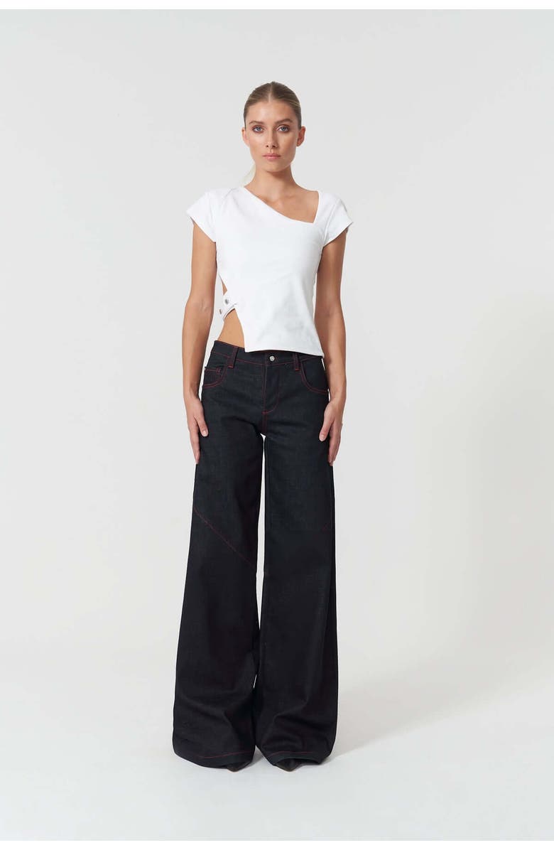 Jendue Davidson Wide Leg Pants, Alternate, color, Deep Blue