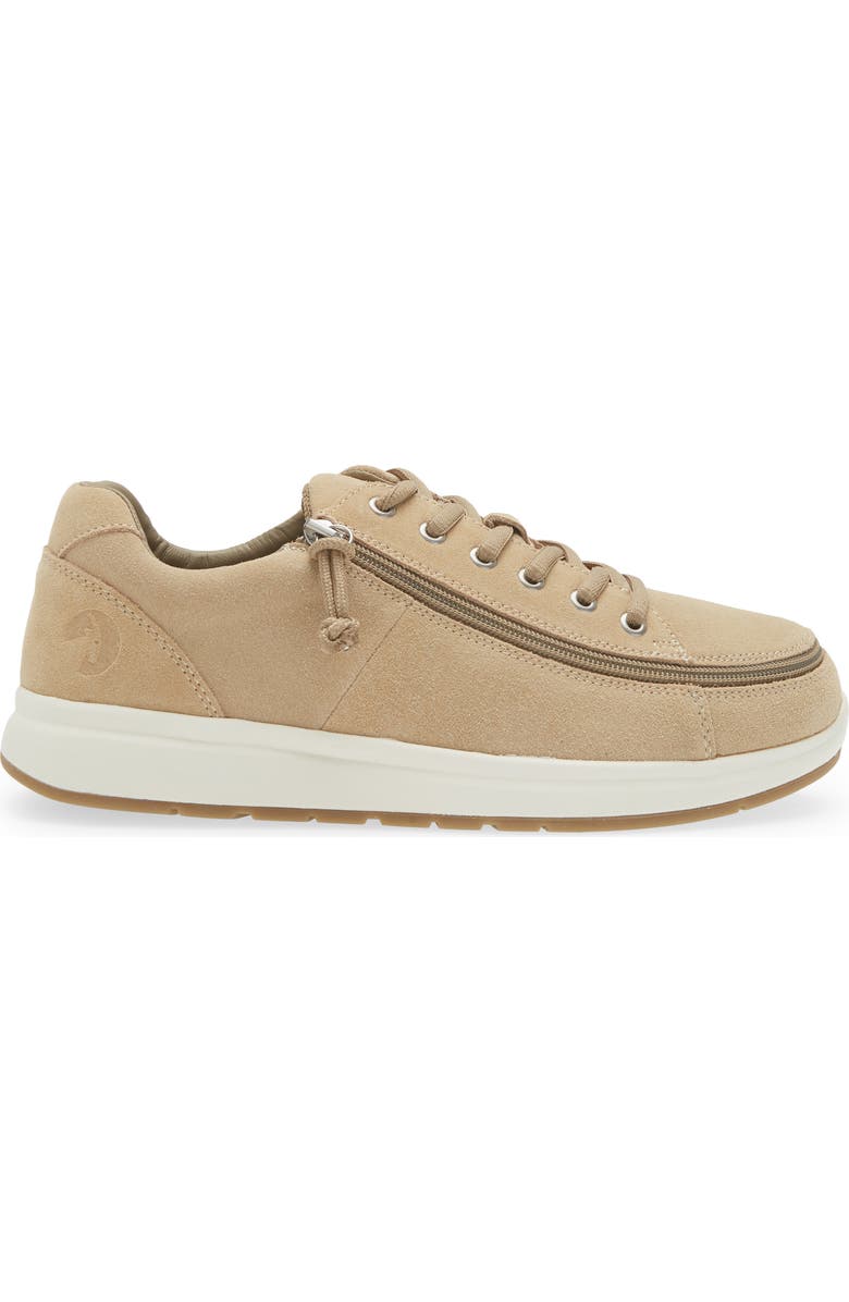 BILLY Footwear Comfort Low Zip Around Sneaker, Alternate, color, Sand
